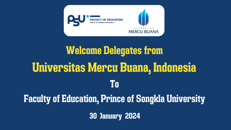 Welcome Delegates from Universitas Mercu Buana, Indonesia