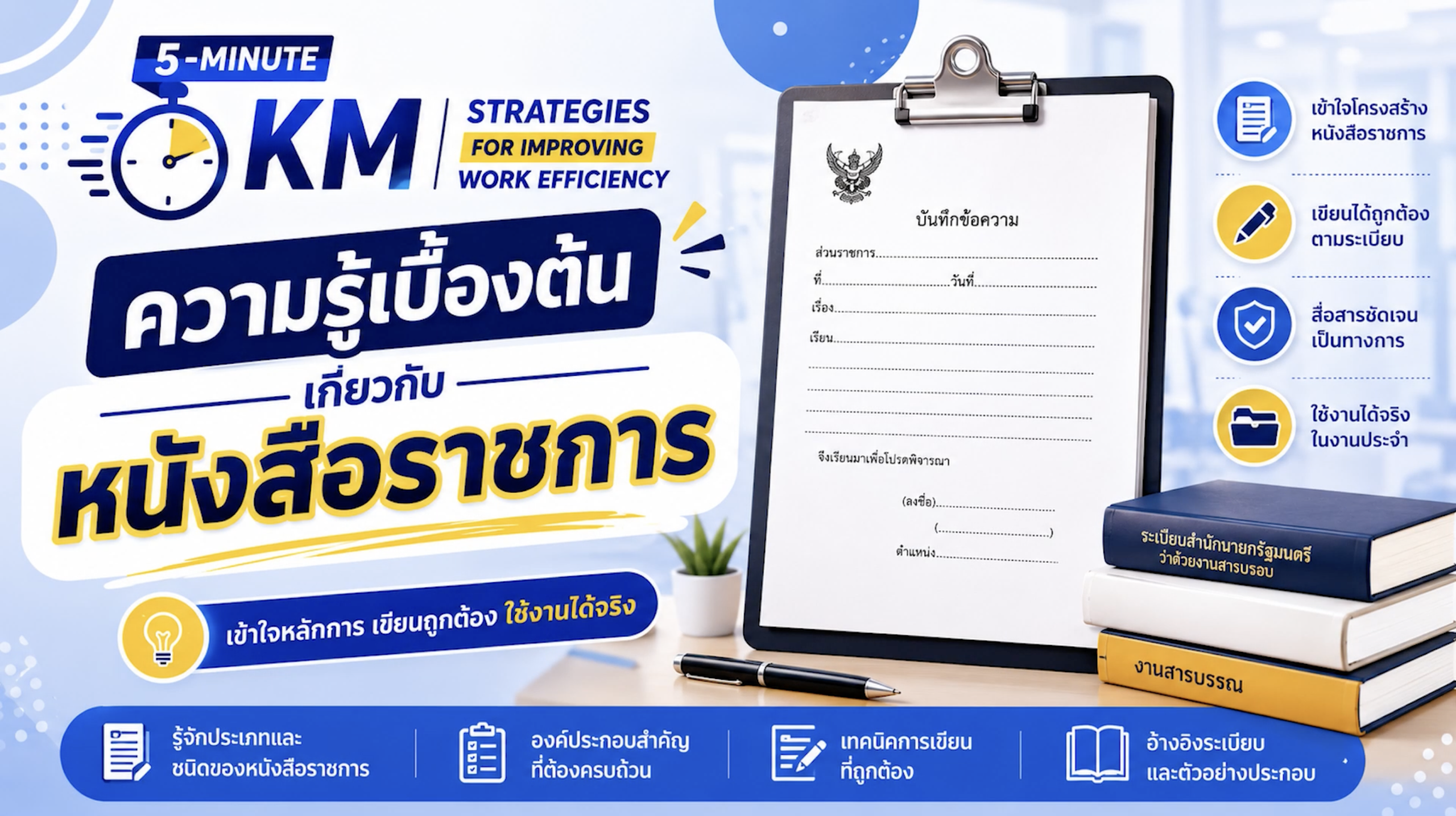 เรื่องน่ารู้ ของการทำหนังสือราชการ