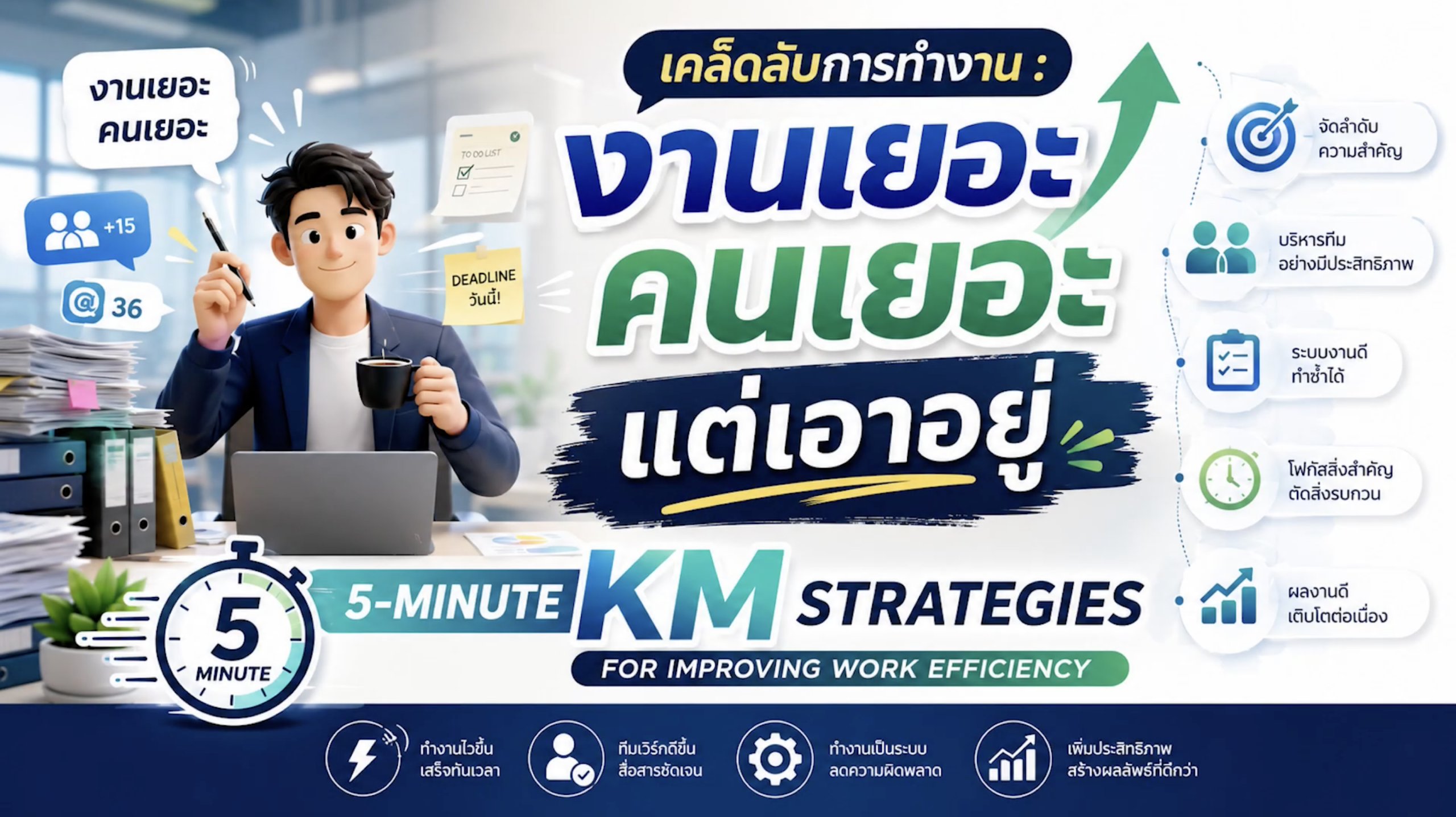 งานเยอะ คนเยอะ แต่เอาอยู่