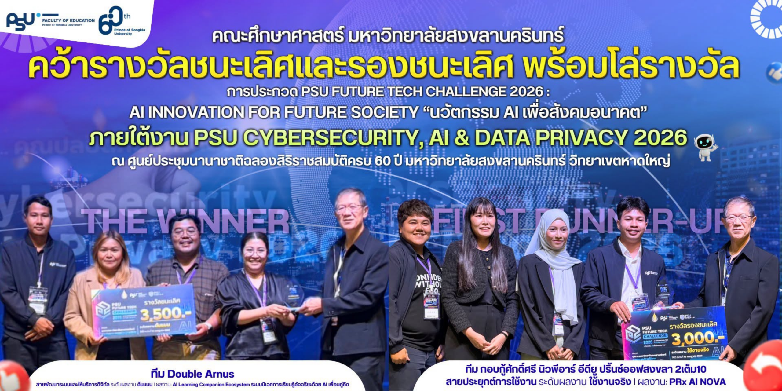 ภาพรางวัลฝ่ายทรัพยากรการเรียนรู้